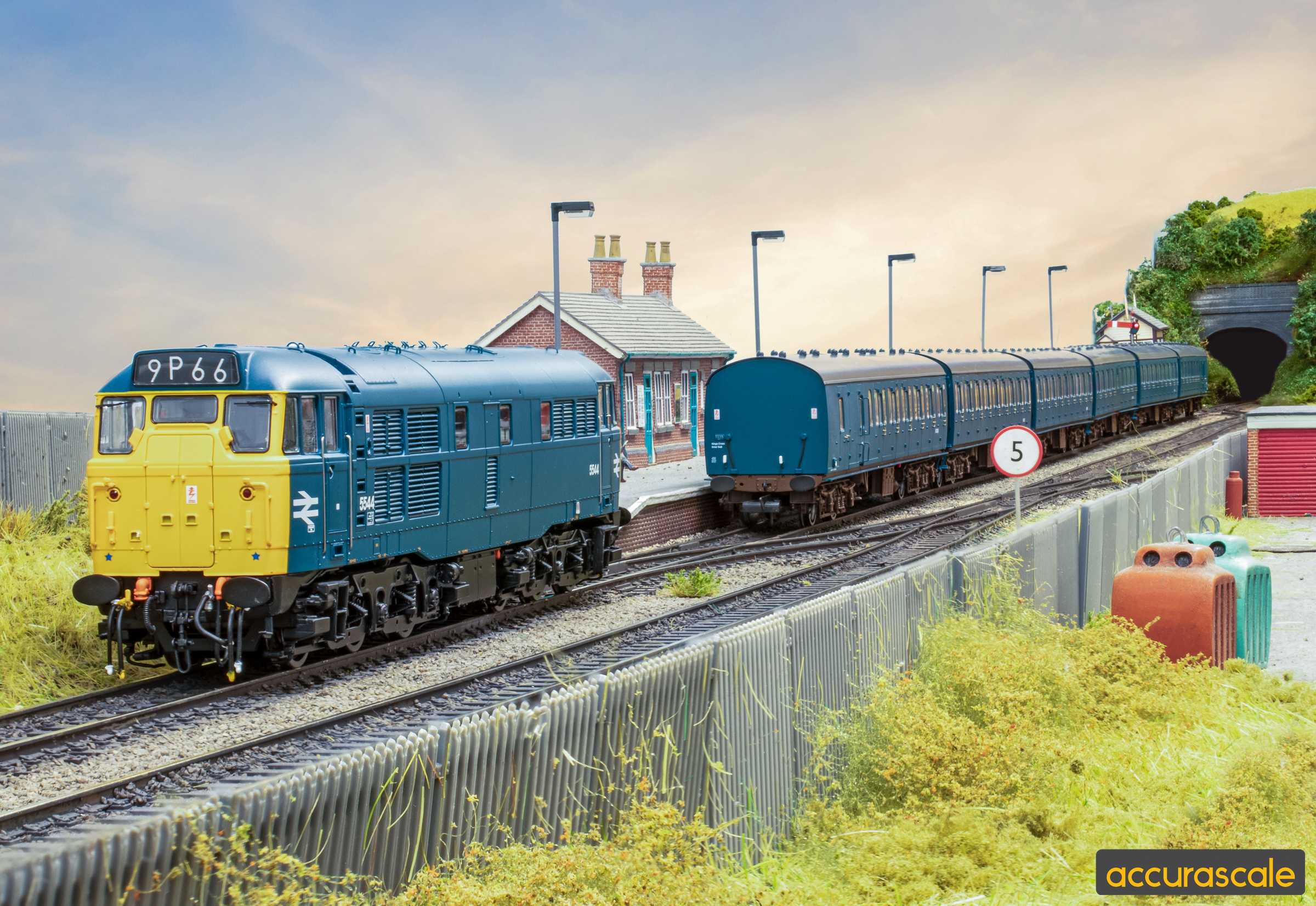 Rail Blue Mark 1 Coaches