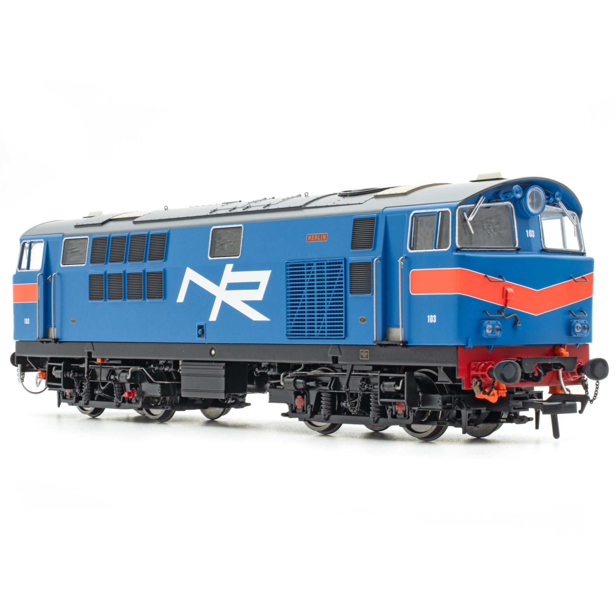 103 'Merlin' NIR Blue, with Red Chevrons