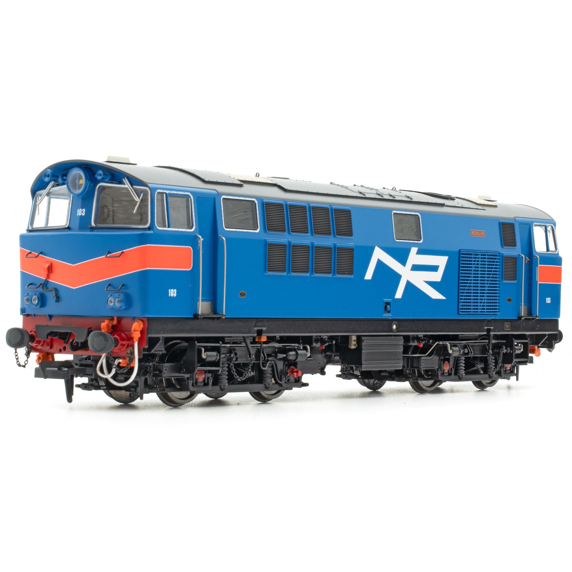 103 'Merlin' NIR Blue, with Red Chevrons
