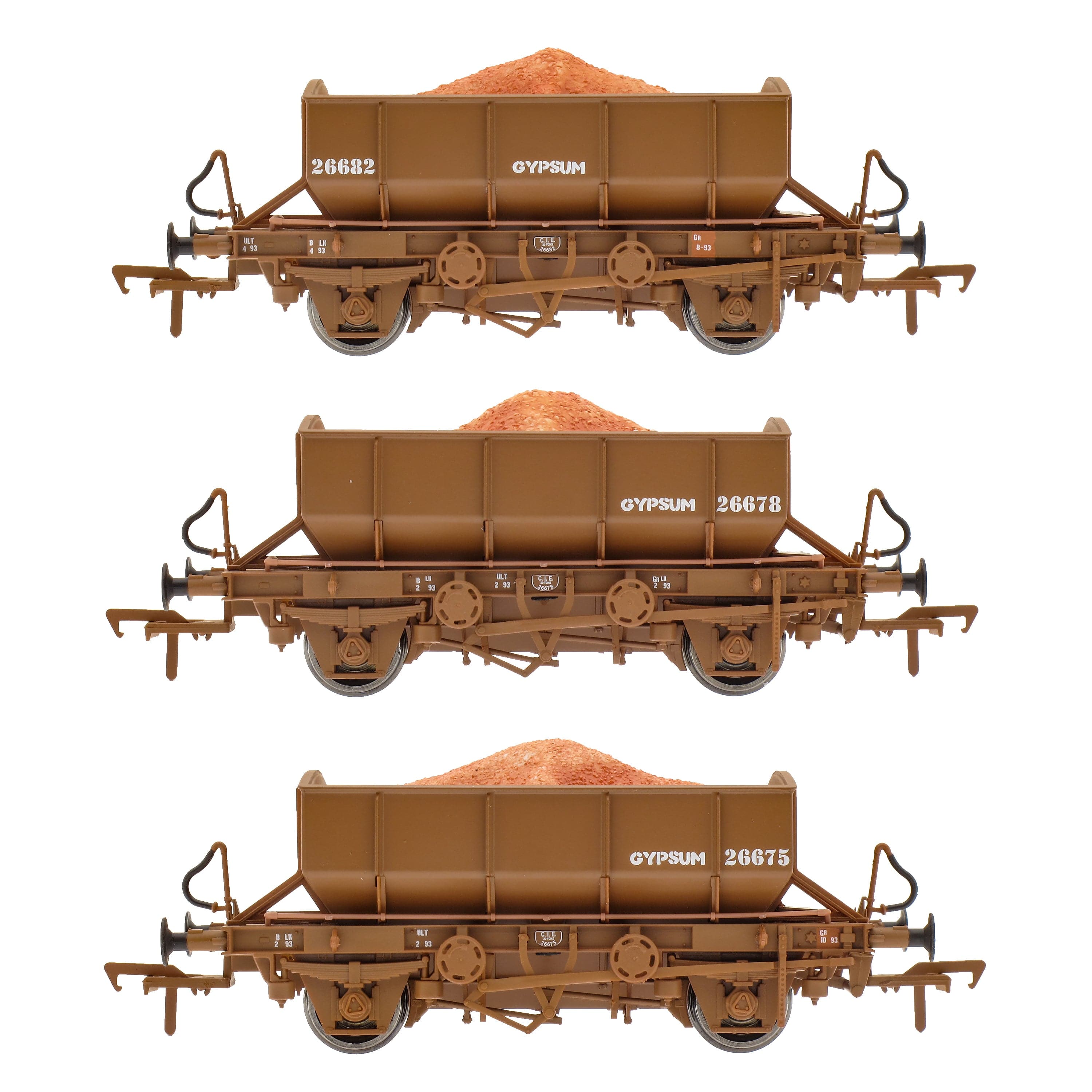 CIE/IR Gypsum Ore Wagon - Triple Pack B