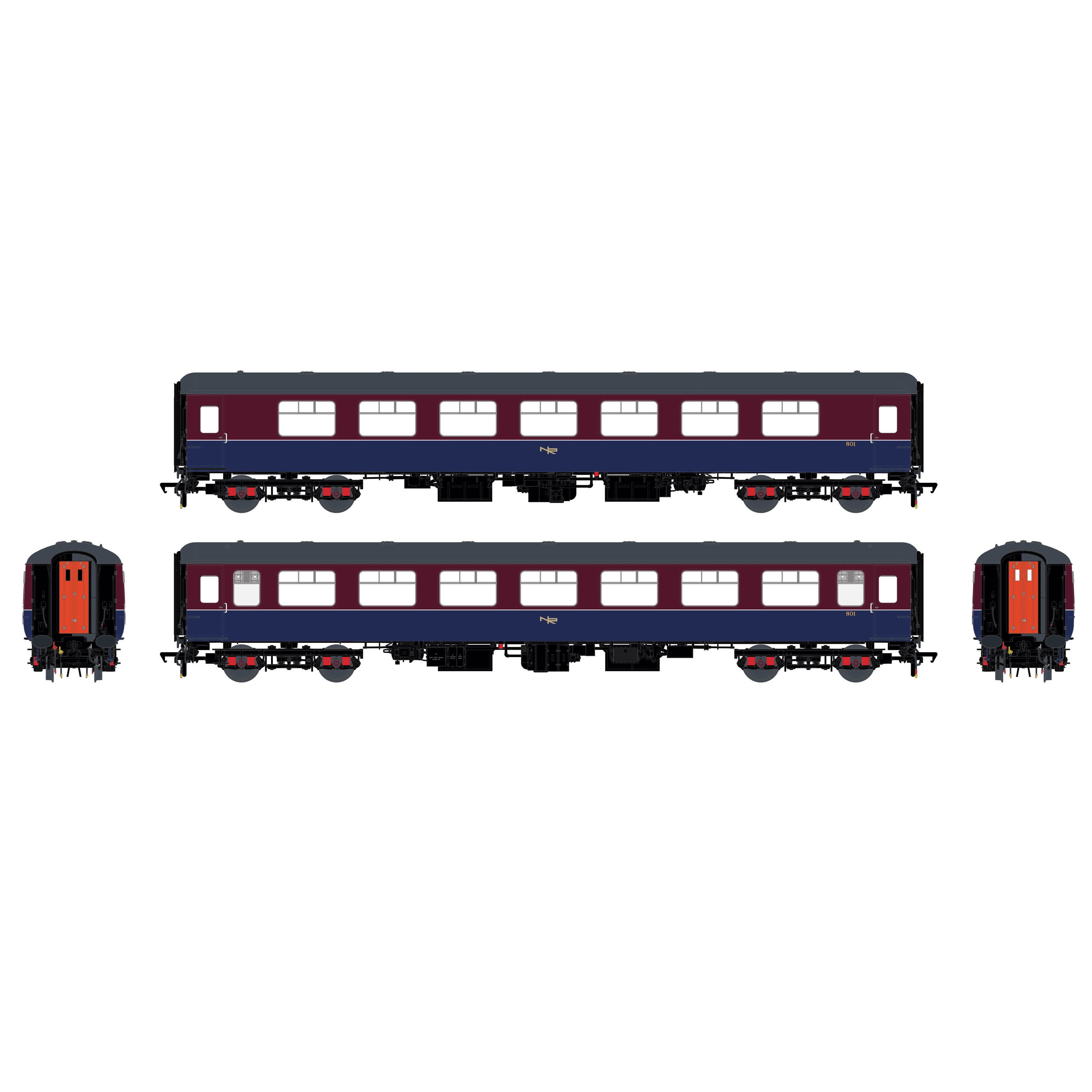 NIR Mk.2b FO 801 NIR Maroon/Blue