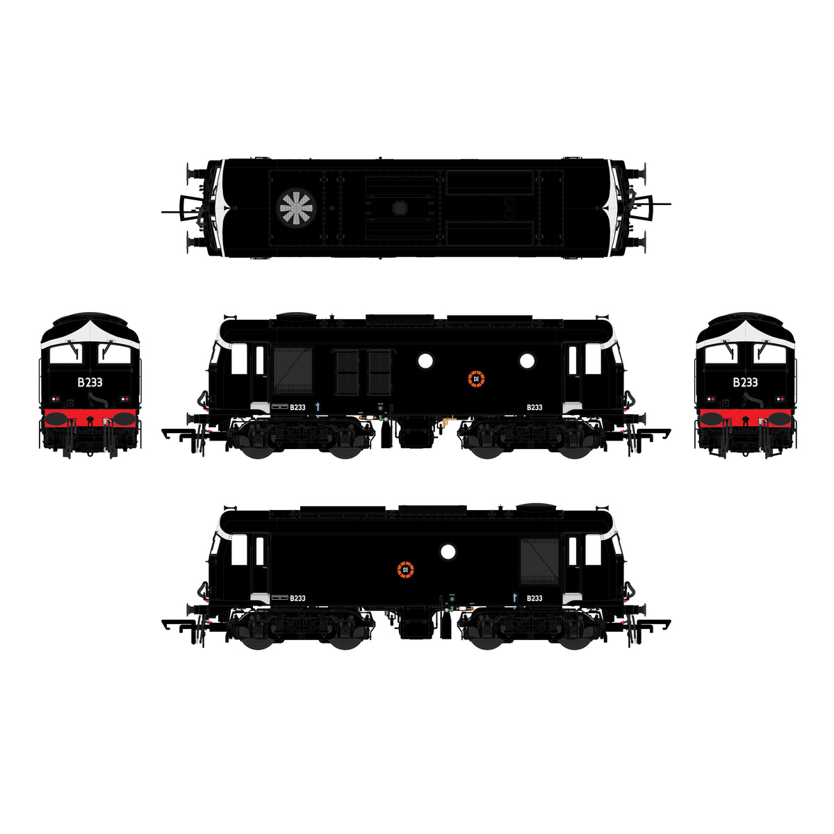C/201 Class - Black (Maybach) - B233 - DCC Sound Fitted