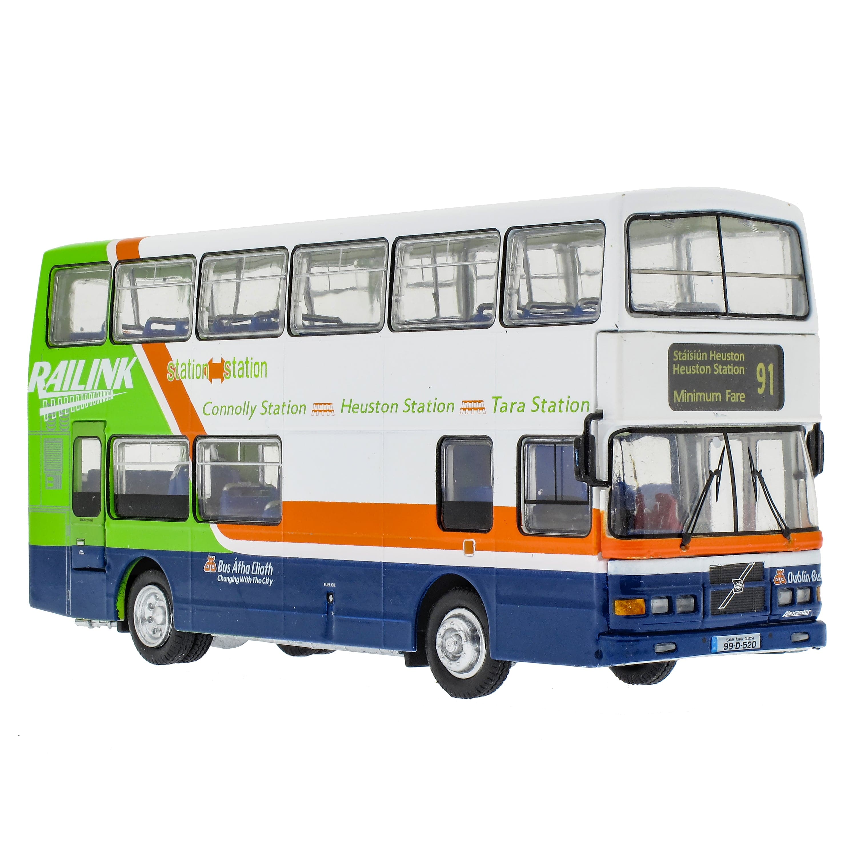 Dublin Bus Rail Link - 91 Heuston Station