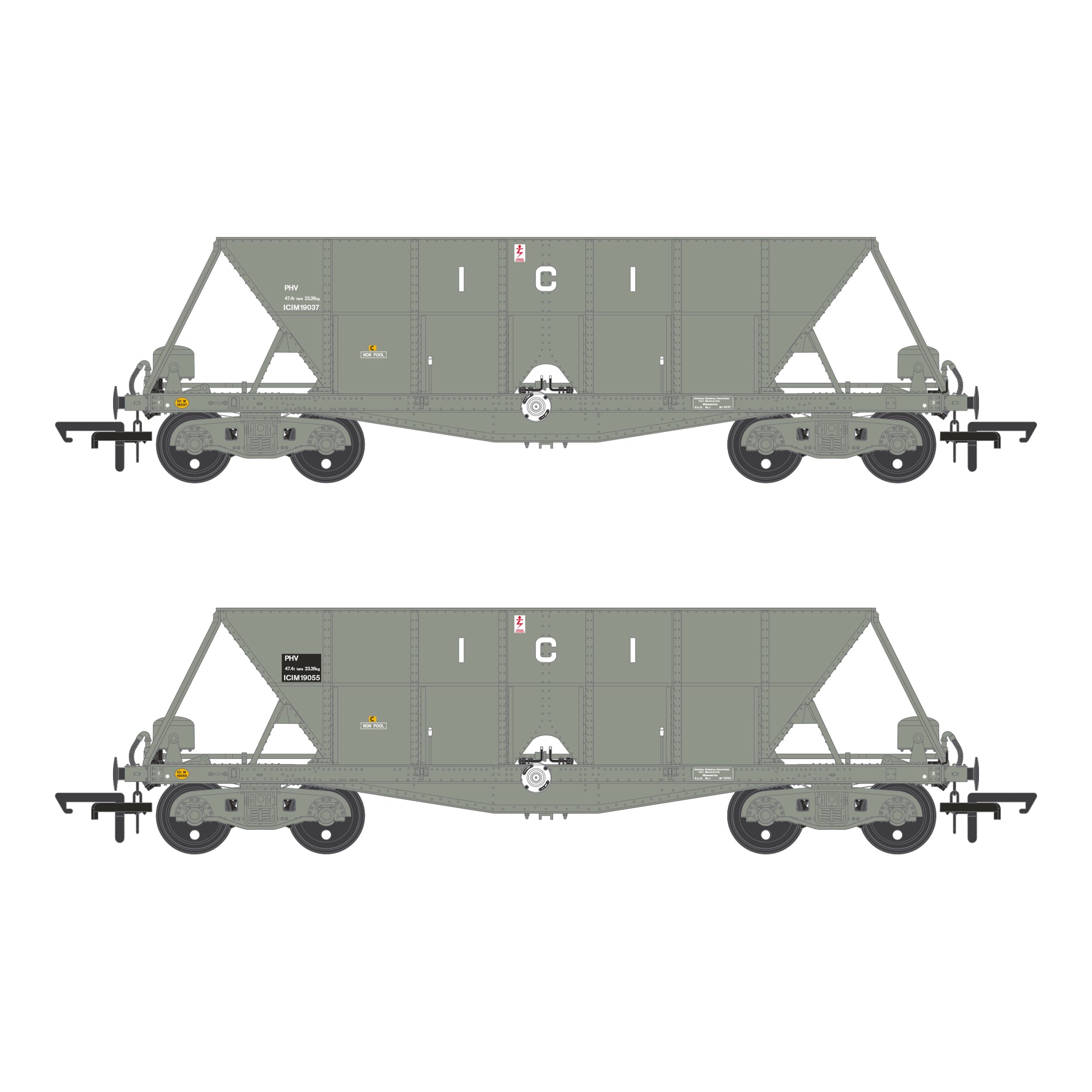 ICI Hopper - 1973 to 1992 - Twin Pack B
