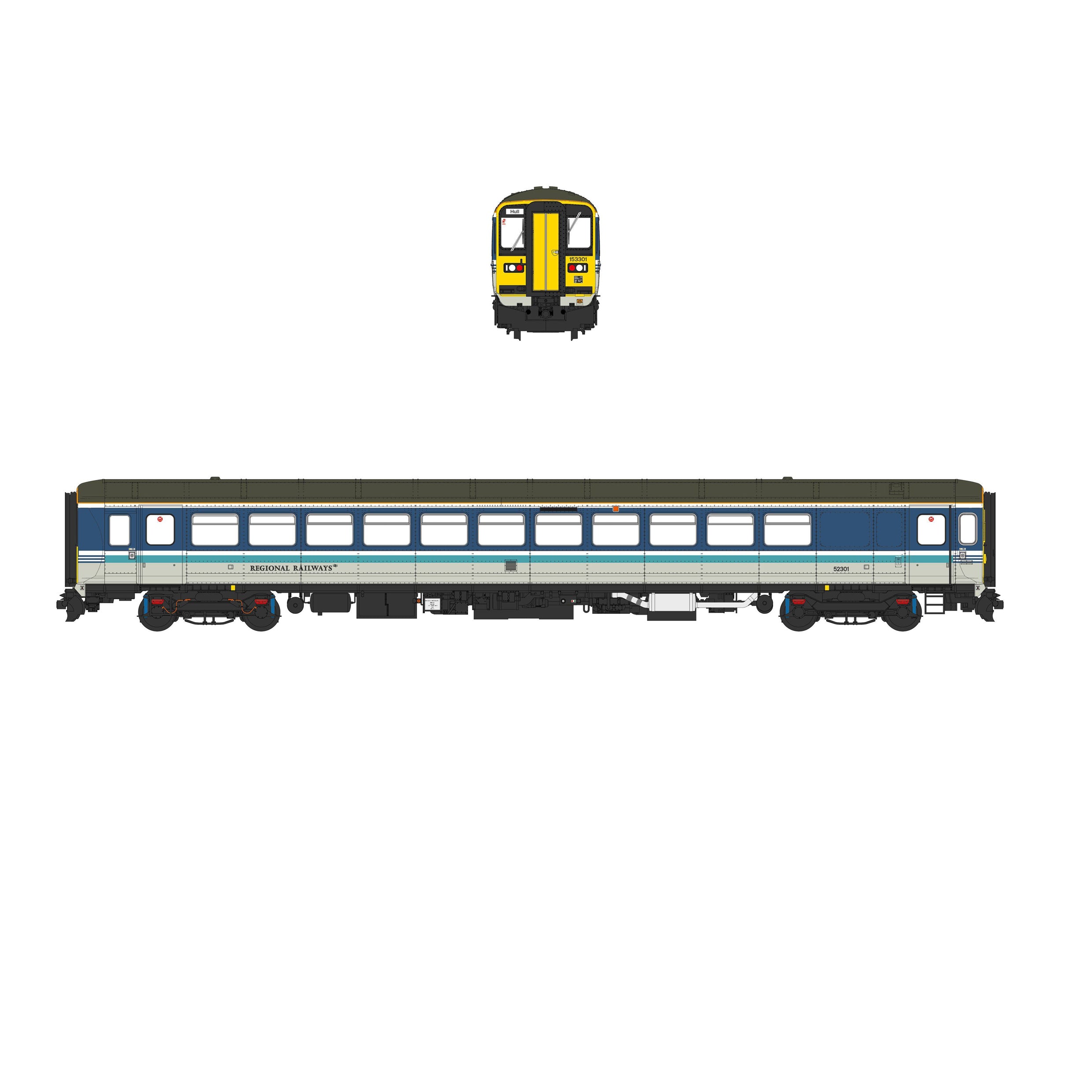Class 153 - Regional Railways - 153301 - OO Scale - DCC Sound Fitted