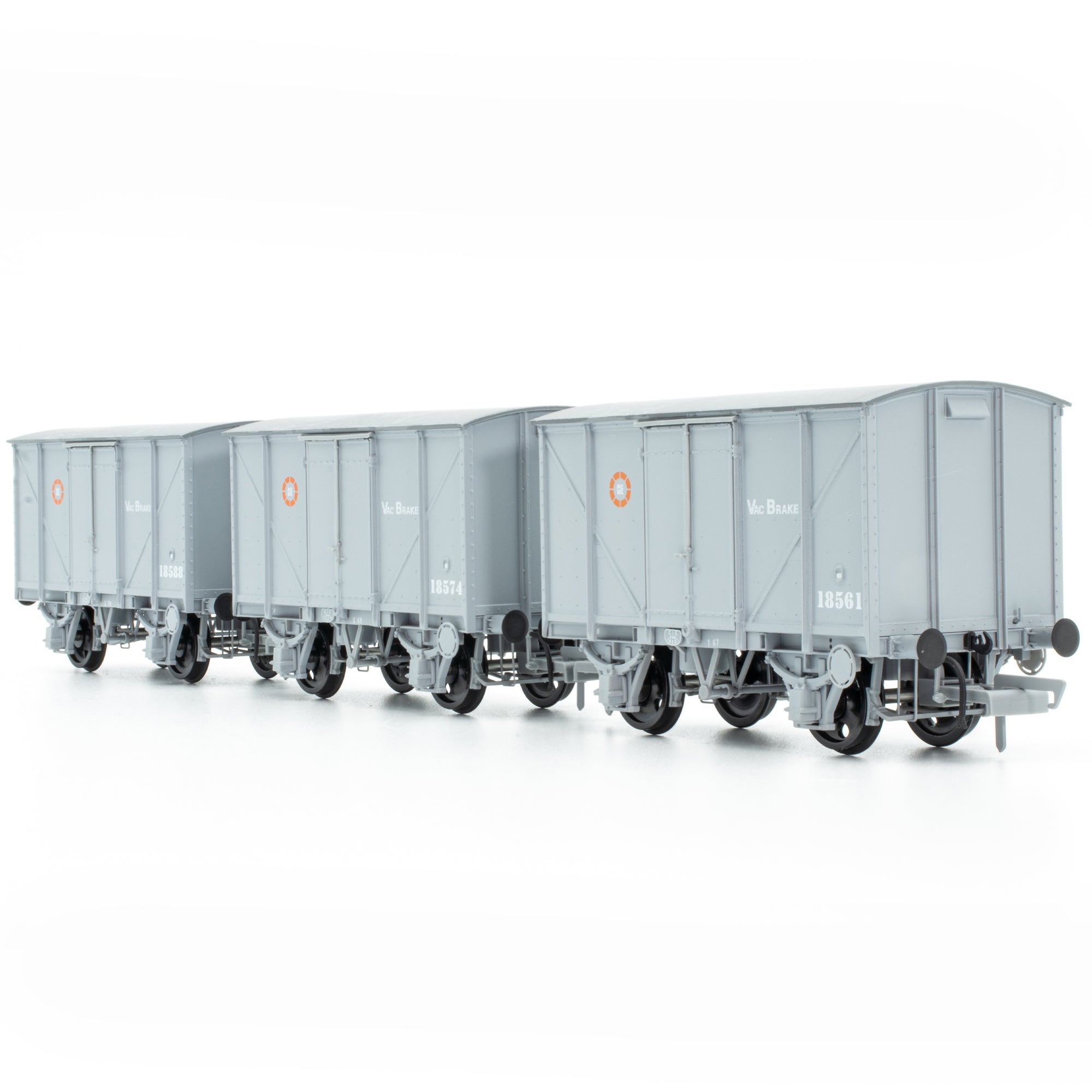 CIE Bulleid H Van - Grey (CIE roundel era) - vacuum fitted - Pack 2