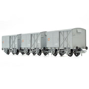 CIE Bulleid Pallet Van - Grey (CIE roundel era) - Pack 3