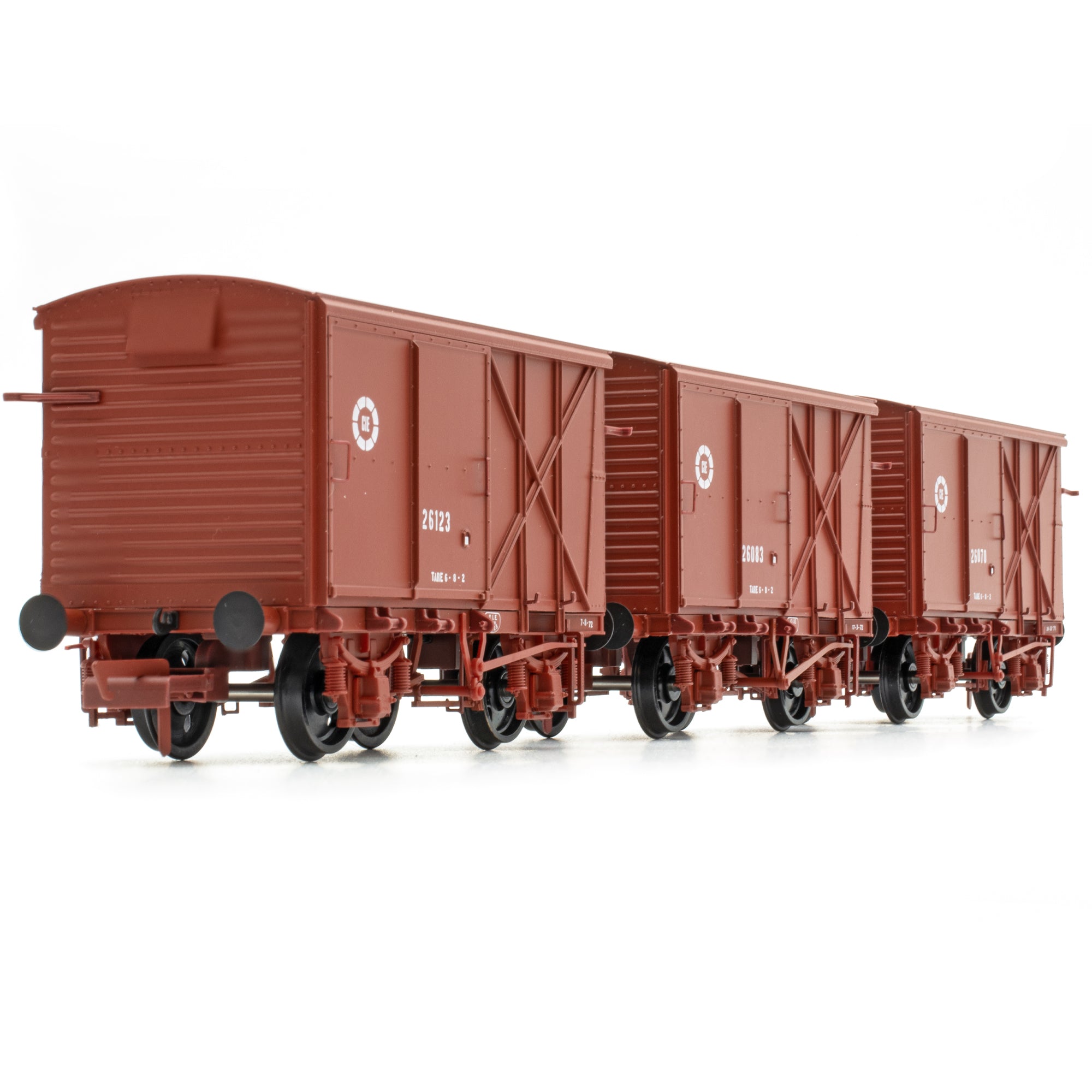 CIE Bulleid Pallet Van - Brown (CIE roundel era) - Pack 1