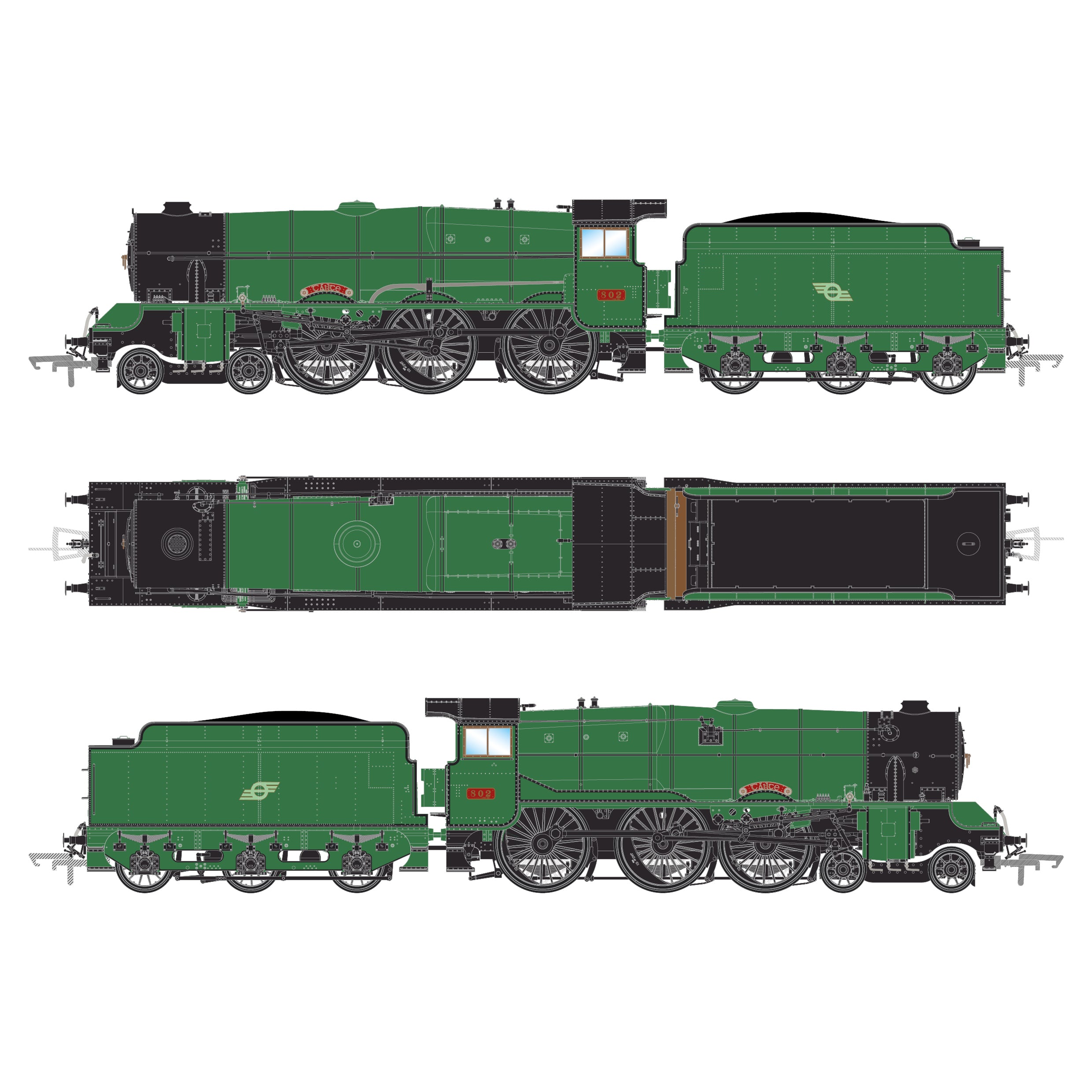 GSR800 - 802 Tailte - CIE Light Green