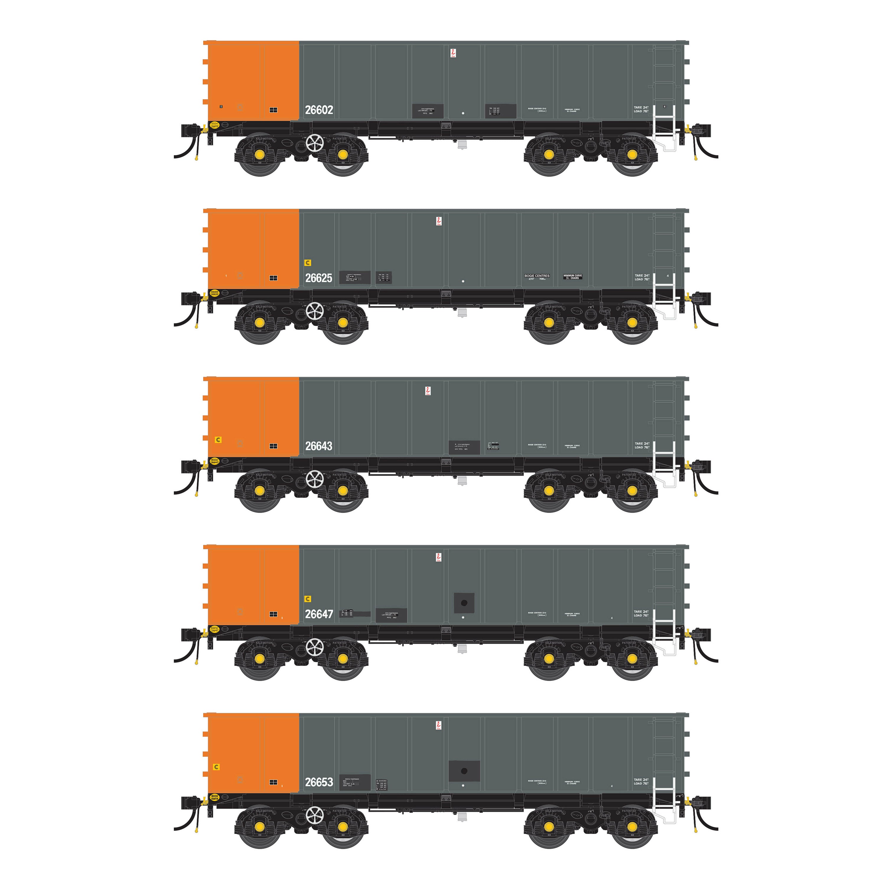 PTA - BSc South Wales grey - Pack 3 (Inners)