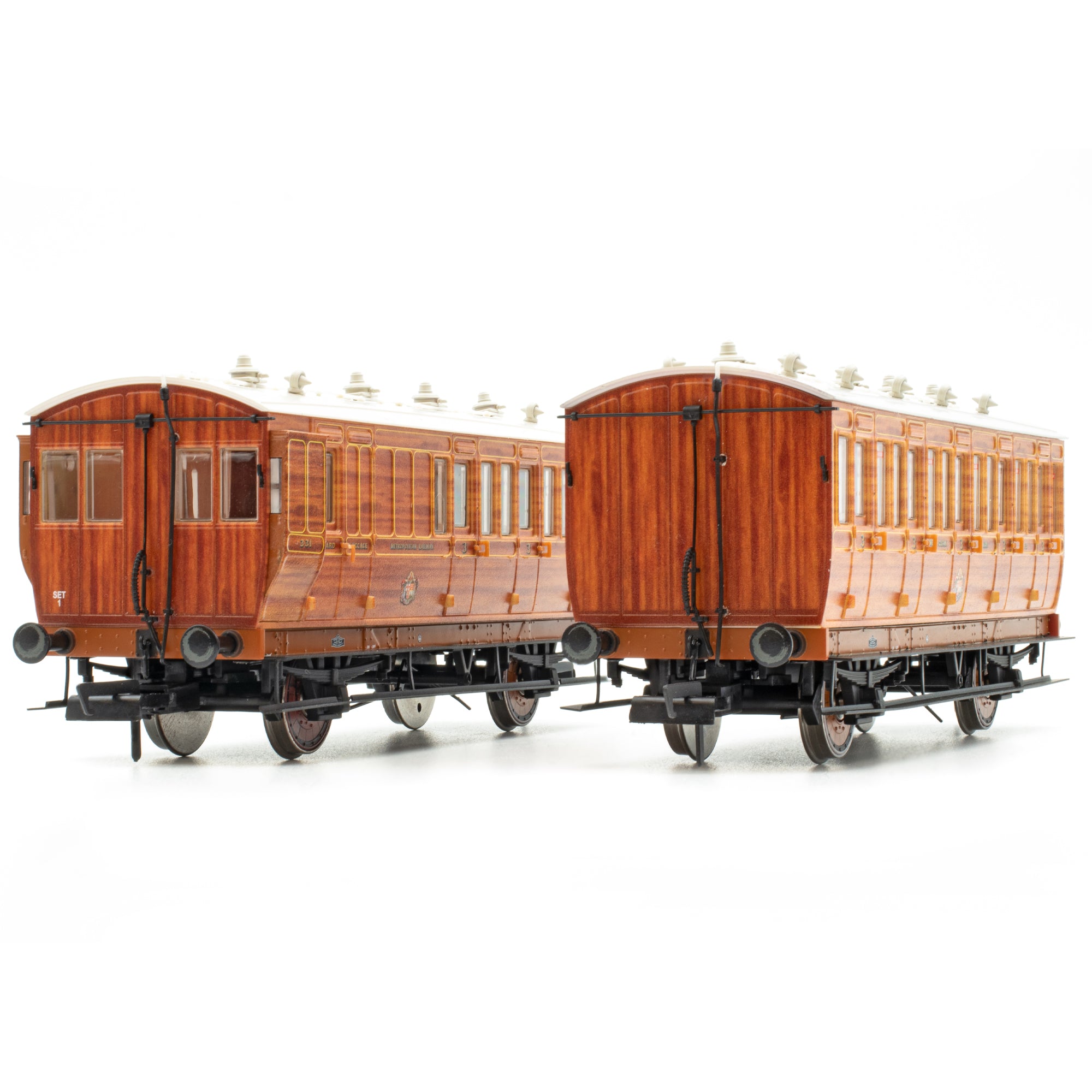 Genesis 4w - Metropolitan Railway Varnished Teak - Twin Pack E