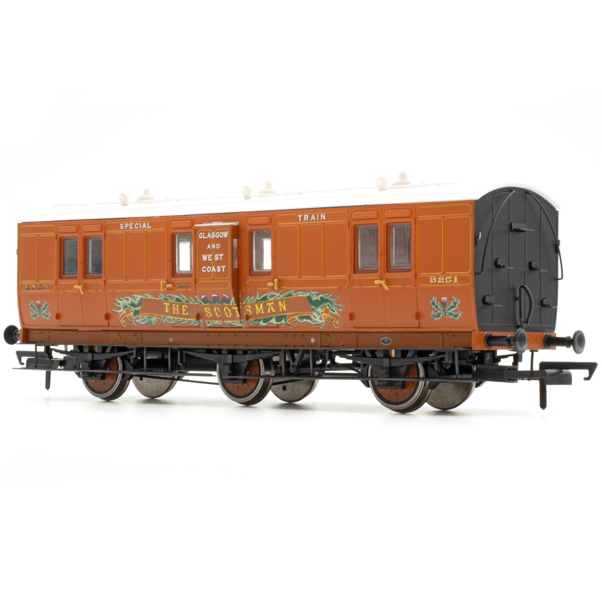 Genesis 6w - LNER Painted Teak/'The Scotsman' - Twin Pack F